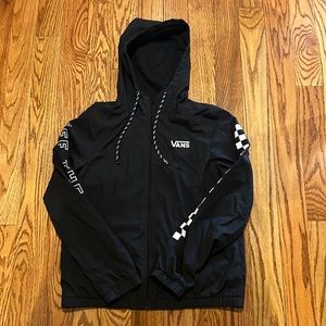 Vans windbreaker. Size medium but fits like a small also
